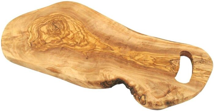 Olive wood natural board with hole